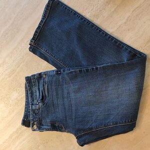 WHBM Boot leg denim size 8 slim